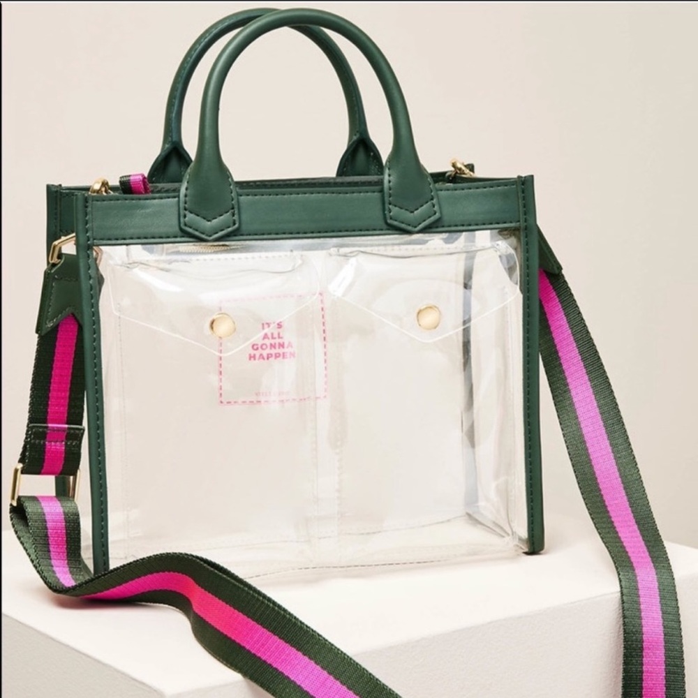 Stella and Dot Game Changer clear stadium bag